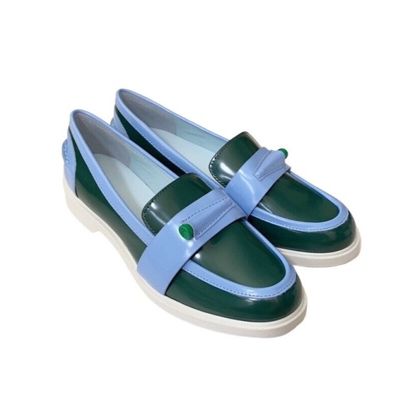 Tory Burch Shoes - TORY BURCH Sport POCKET TEE Womens Patent Leather Golf Loafers Shoes Size 8.5